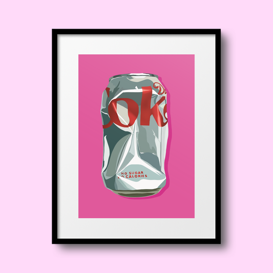 Diet Coke Crush A4 Print