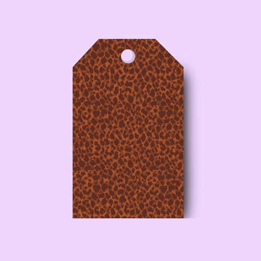 Leopard Print Gift Tag