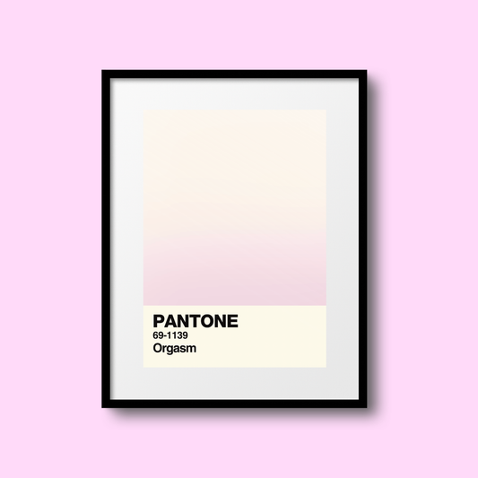 Orgasm Swatch A5 Print