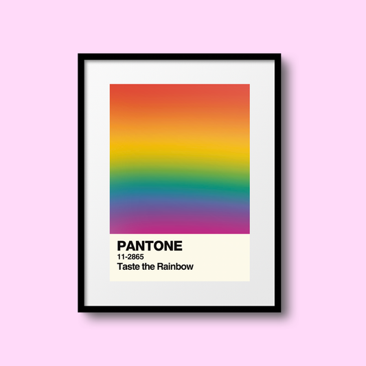 Taste the Rainbow Swatch A5 Print