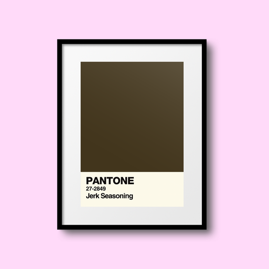 Jerk Seasoning Swatch A5 Print