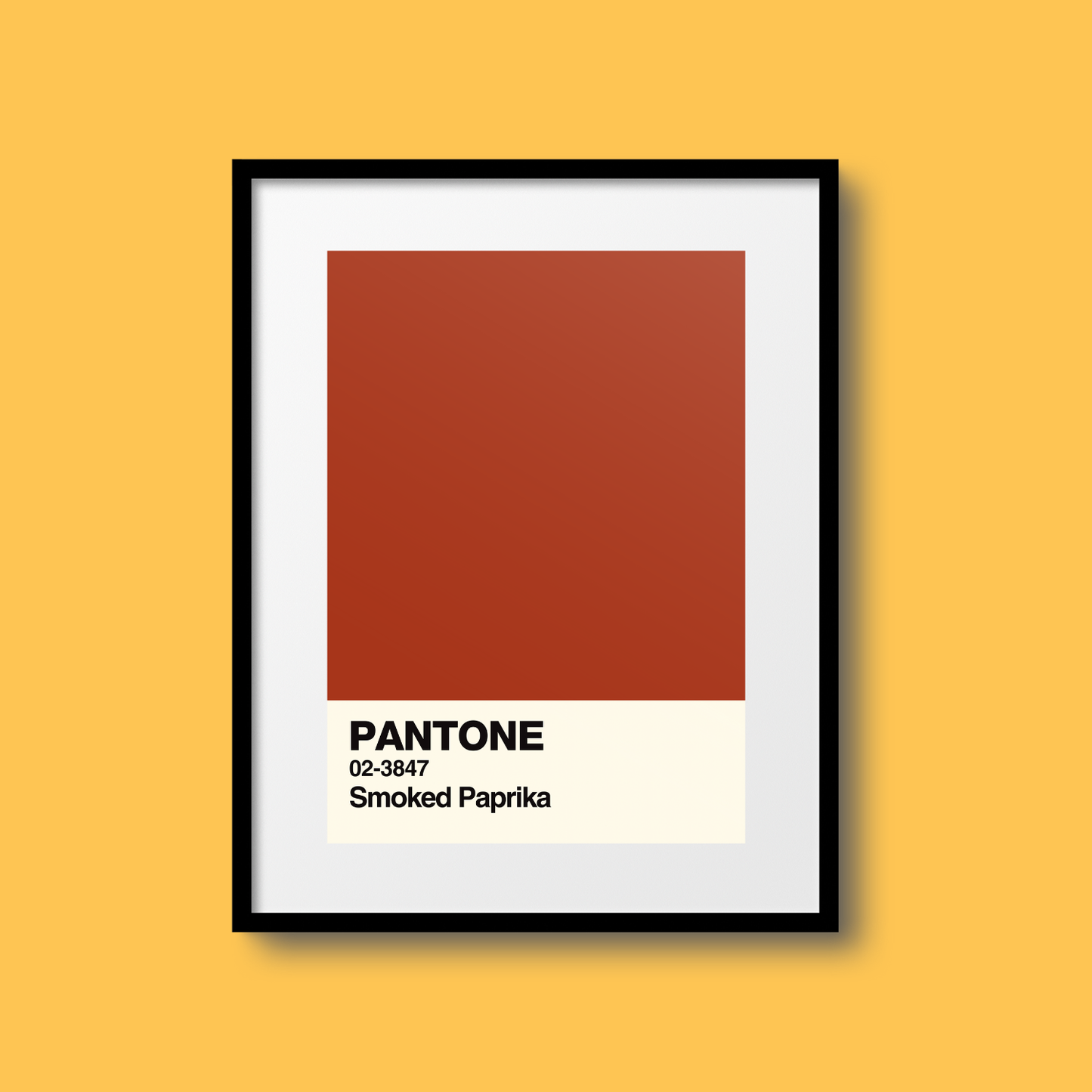 Smoked Paprika Swatch A5 Print
