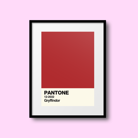 Gryffindor Swatch A5 Print