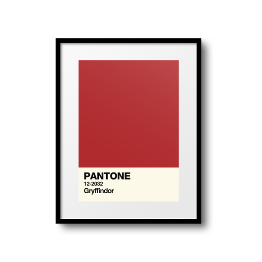 Gryffindor Swatch A5 Print