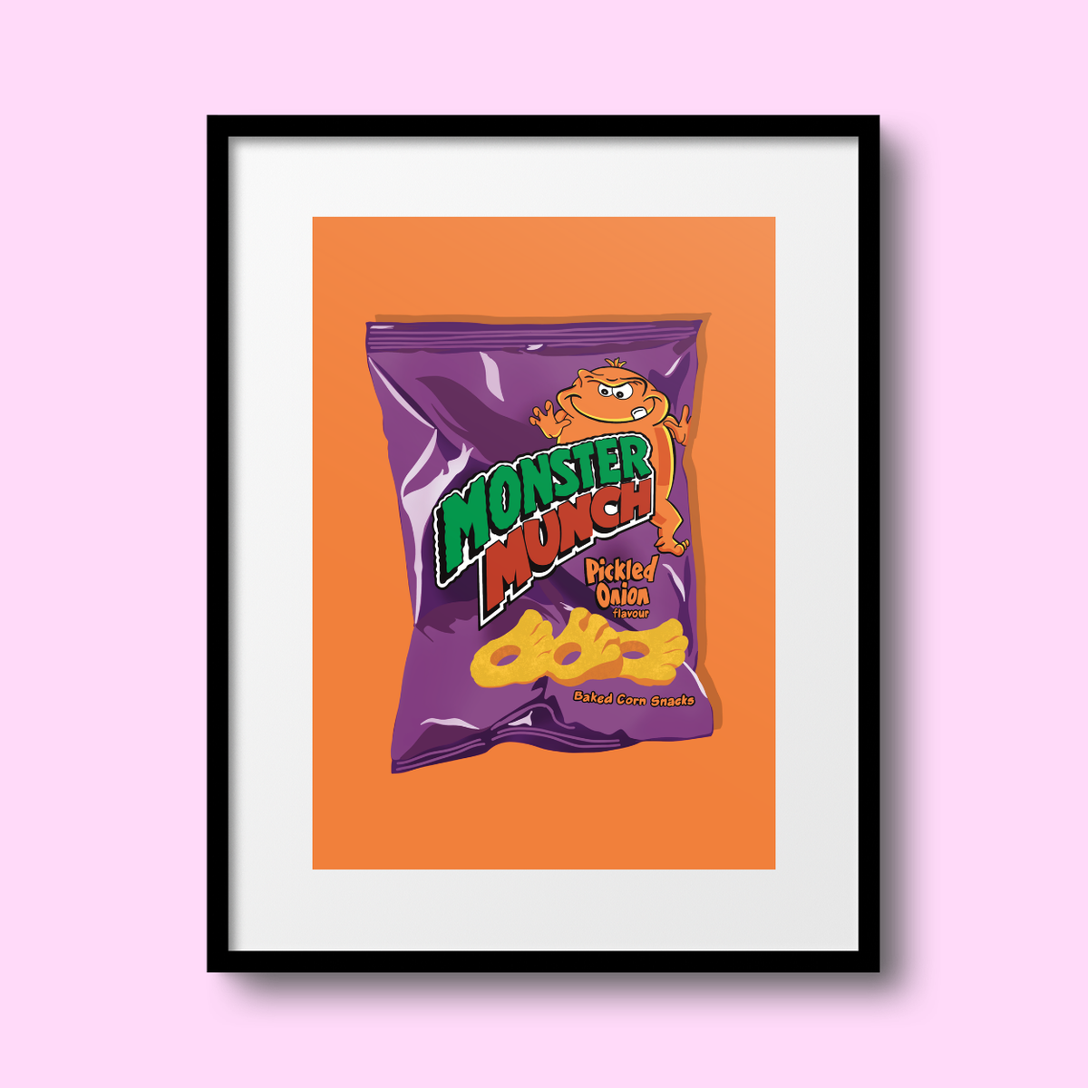 Monster Munch A4 Print