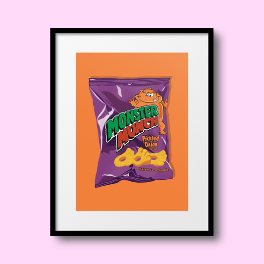 Monster Munch A4 Print