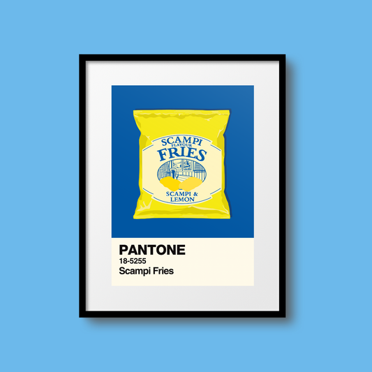 Scampi Fries Swatch A5 Print