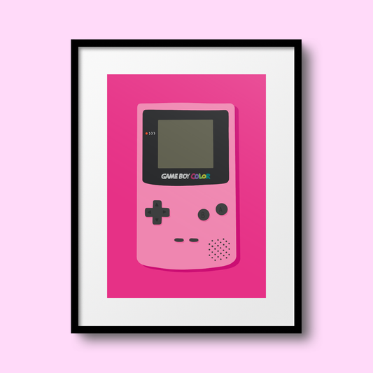 Pink Nostalgia A4 Print