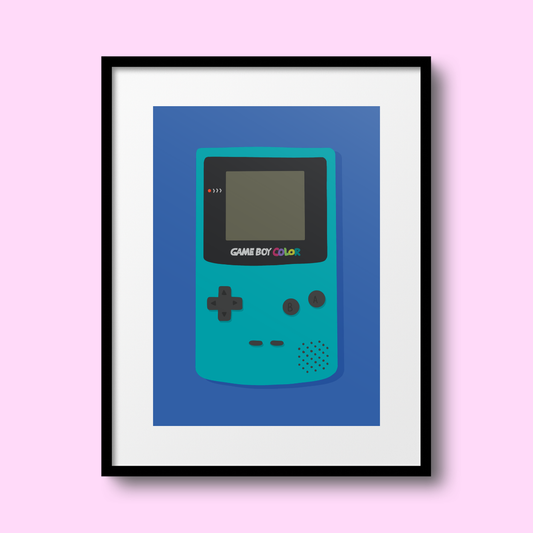 Blue Nostalgia A4 Print