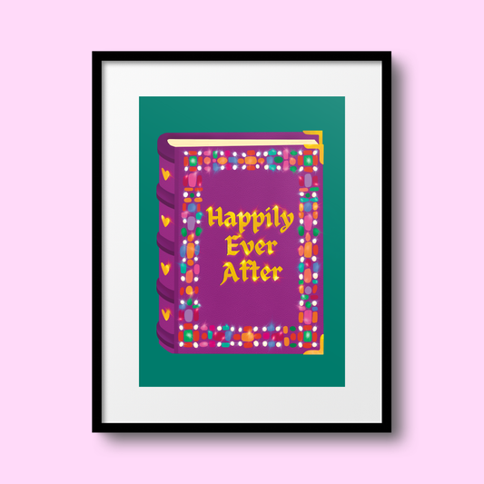 Happily Ever After A4 Print