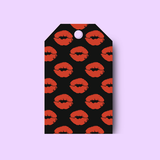 Lips Gift Tag