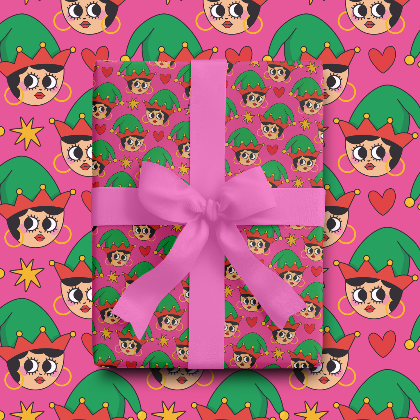 Santa's Little Helper Gift Wrap