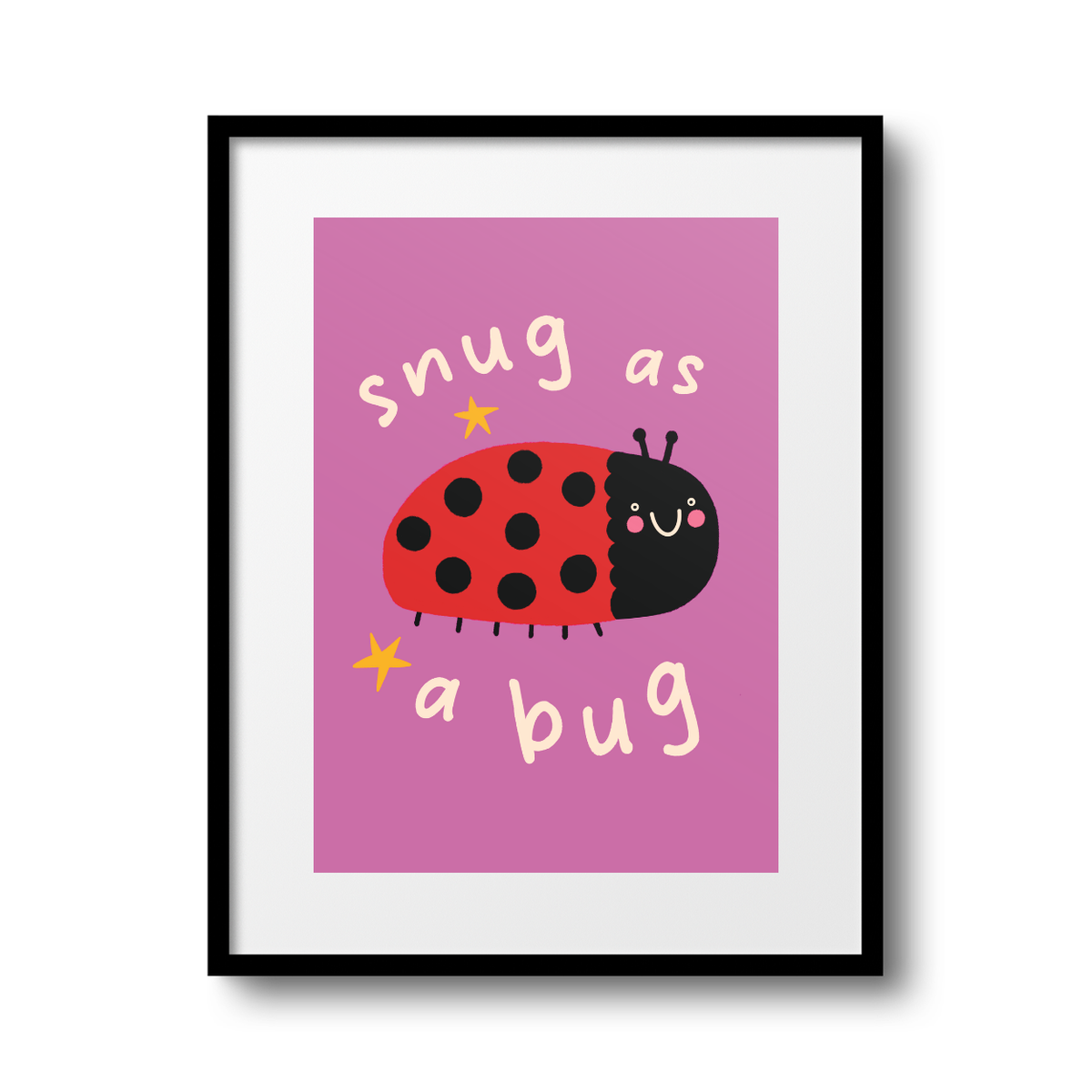 Snug as a Bug A4 Print - HM