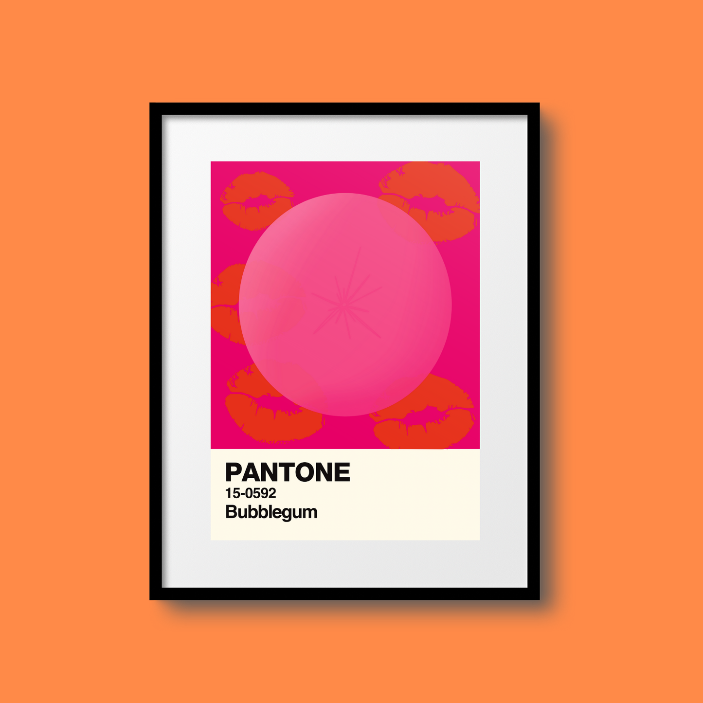 Bubblegum Swatch A5 Print