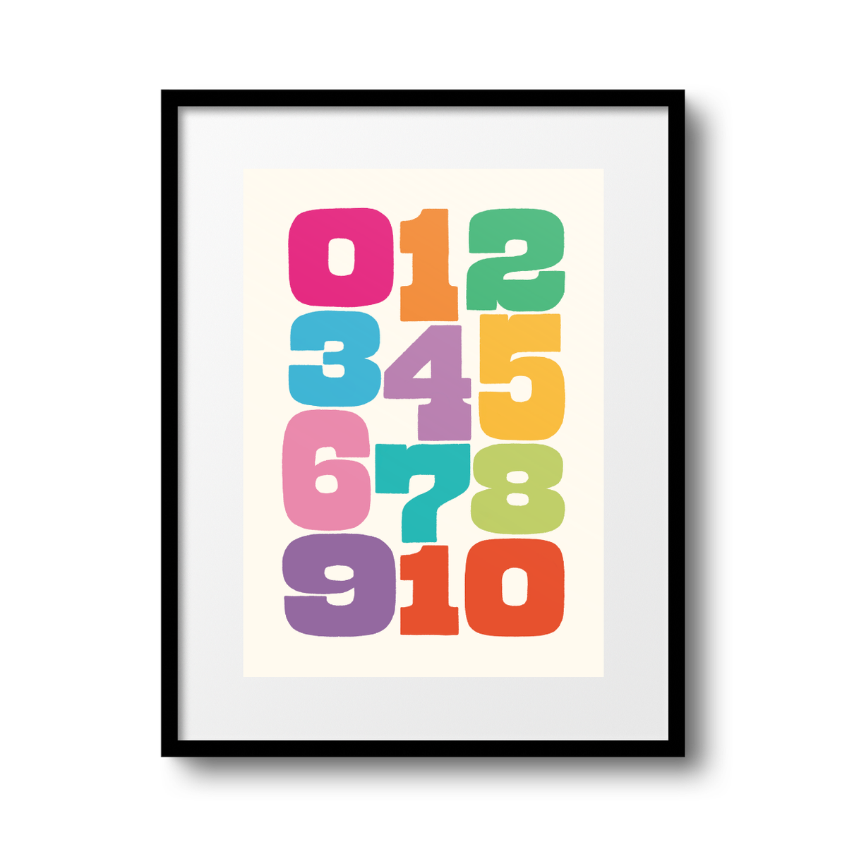 Numbers A4 Print - HM
