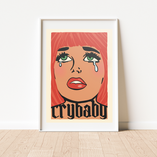 Crybaby A4 Print