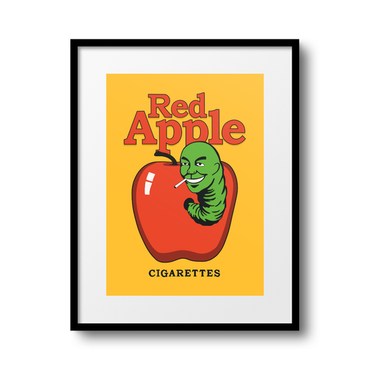 Red Apple Cigarettes A4 Print - HM