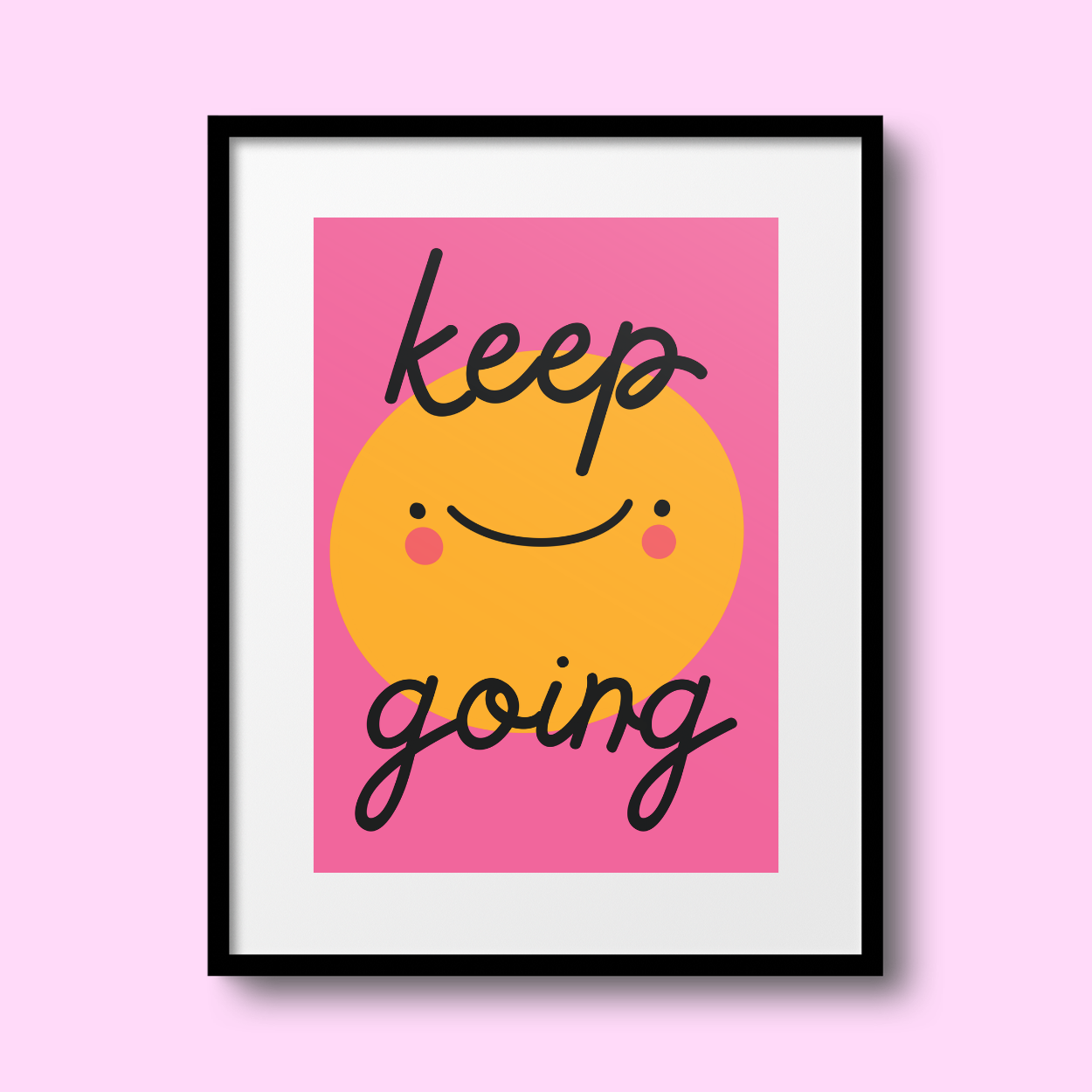 Keep Going A4 Print - HM