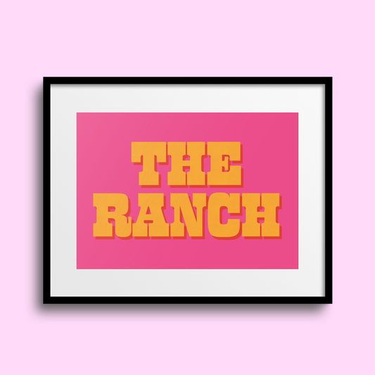 The Ranch A4 Print