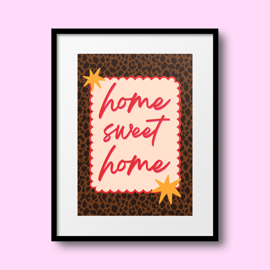 Home Sweet Home A4 Print