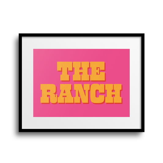 The Ranch A4 Print - HM