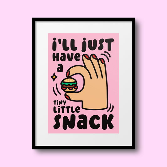 A Little Snack A4 Print