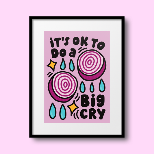 Big Cry A4 Print