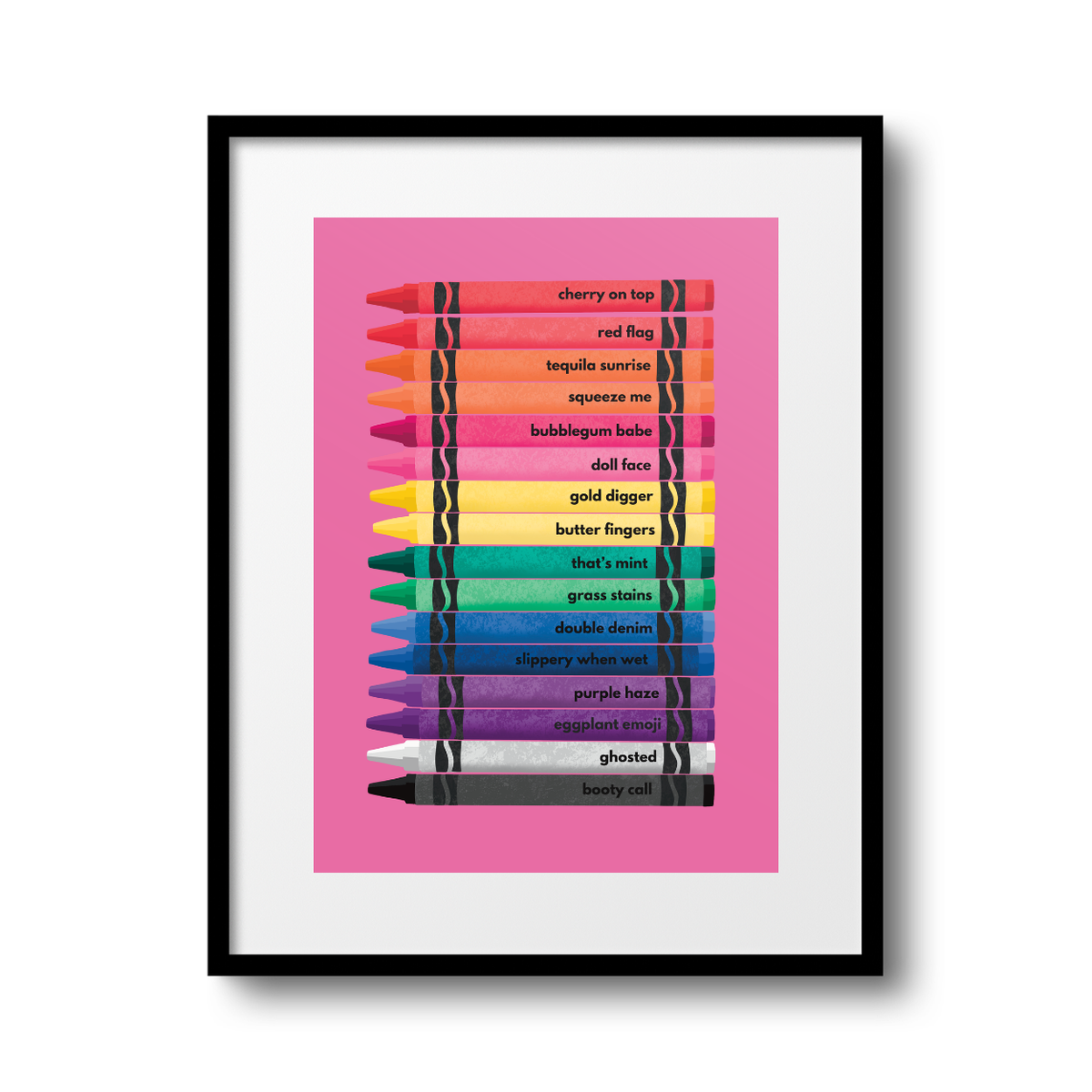 Cheeky Colours A4 Print