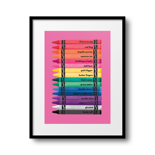 Cheeky Colours A4 Print