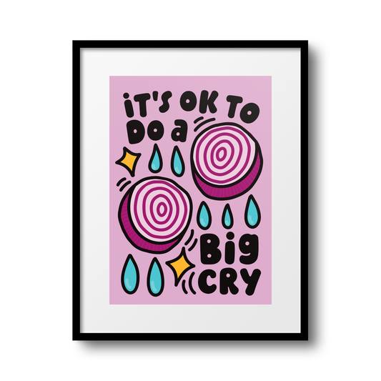 Big Cry A4 Print