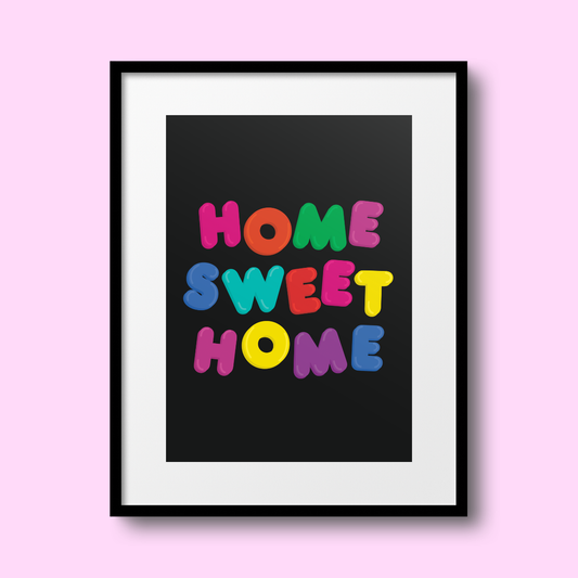 Home Sweet Home Magnets A4 Print