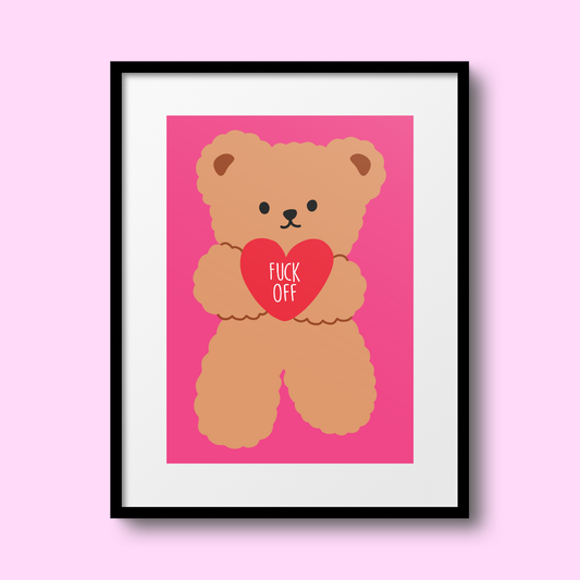 Bad Bear A4 Print