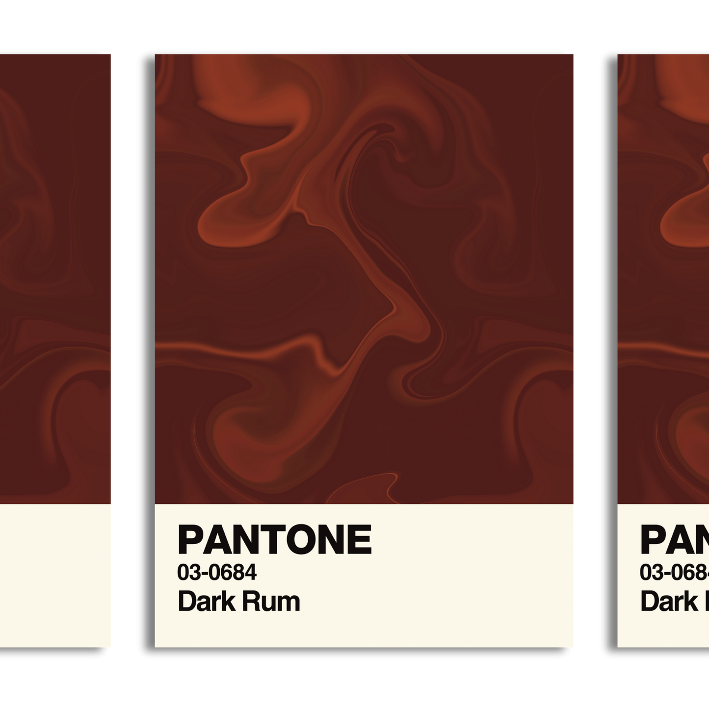 Dark Rum Swatch A5 Print