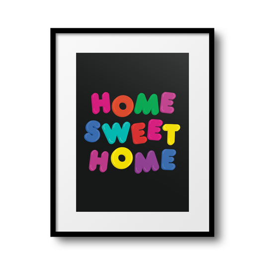 Home Sweet Home Magnets A4 Print