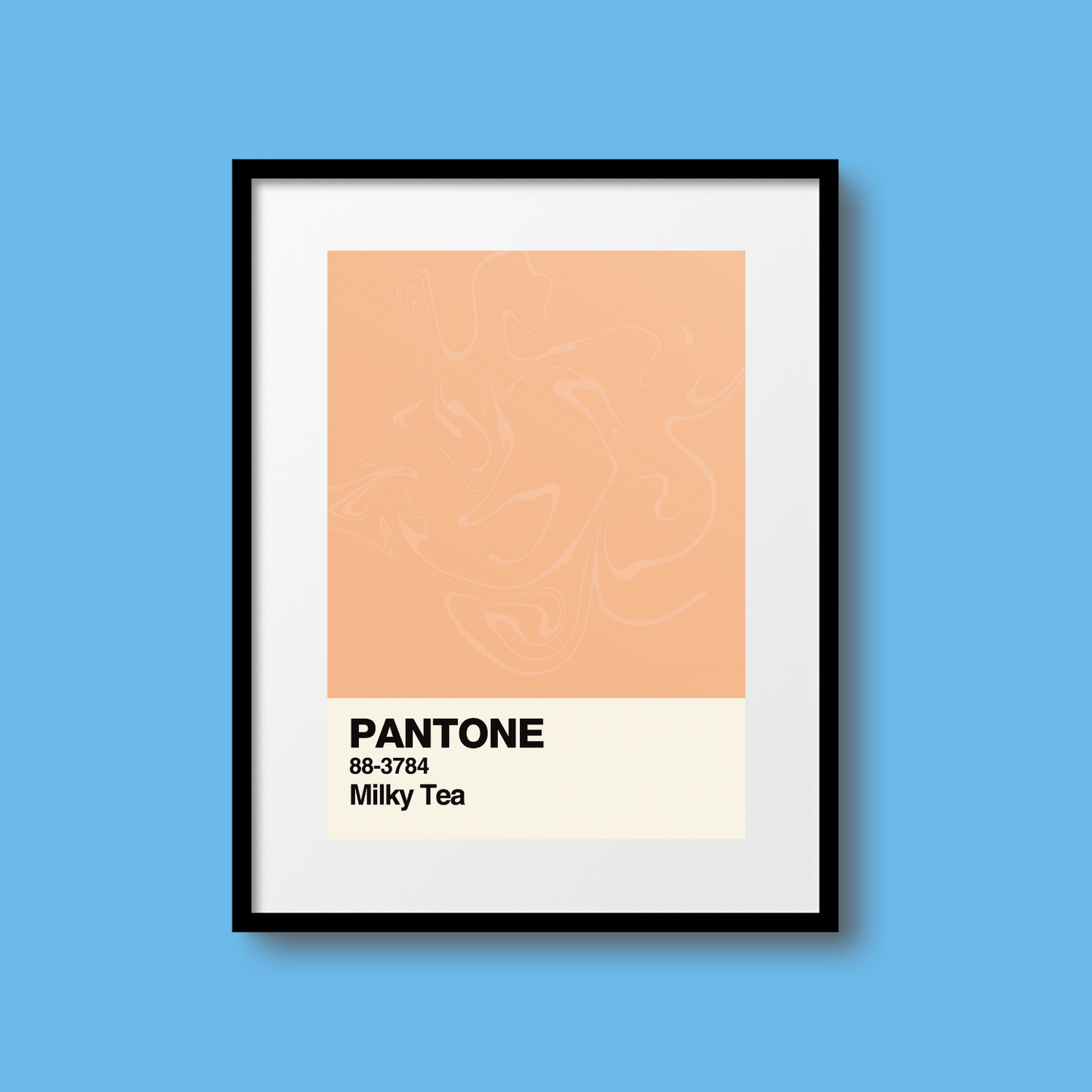 Milky Tea Swatch A5 Print