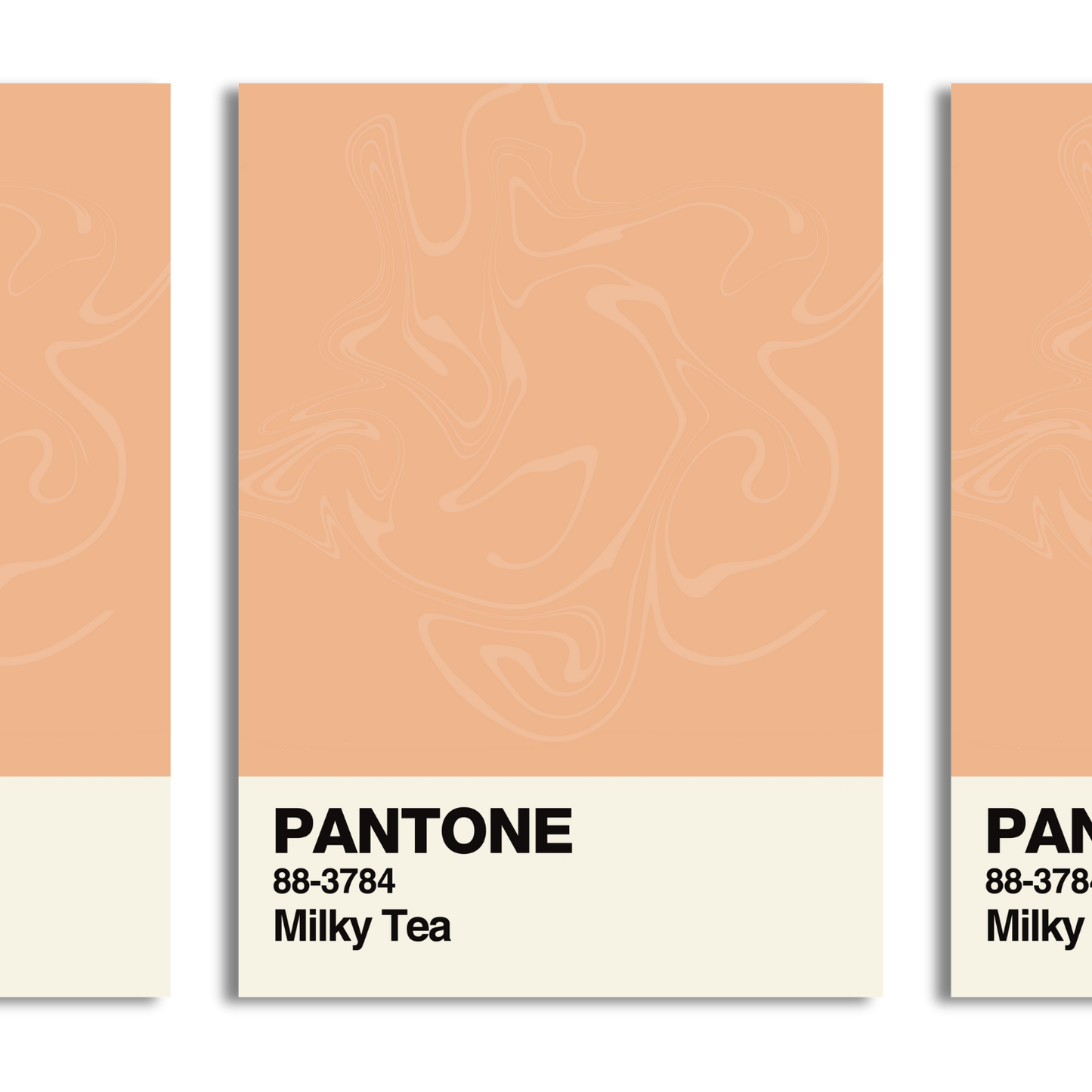 Milky Tea Swatch A5 Print