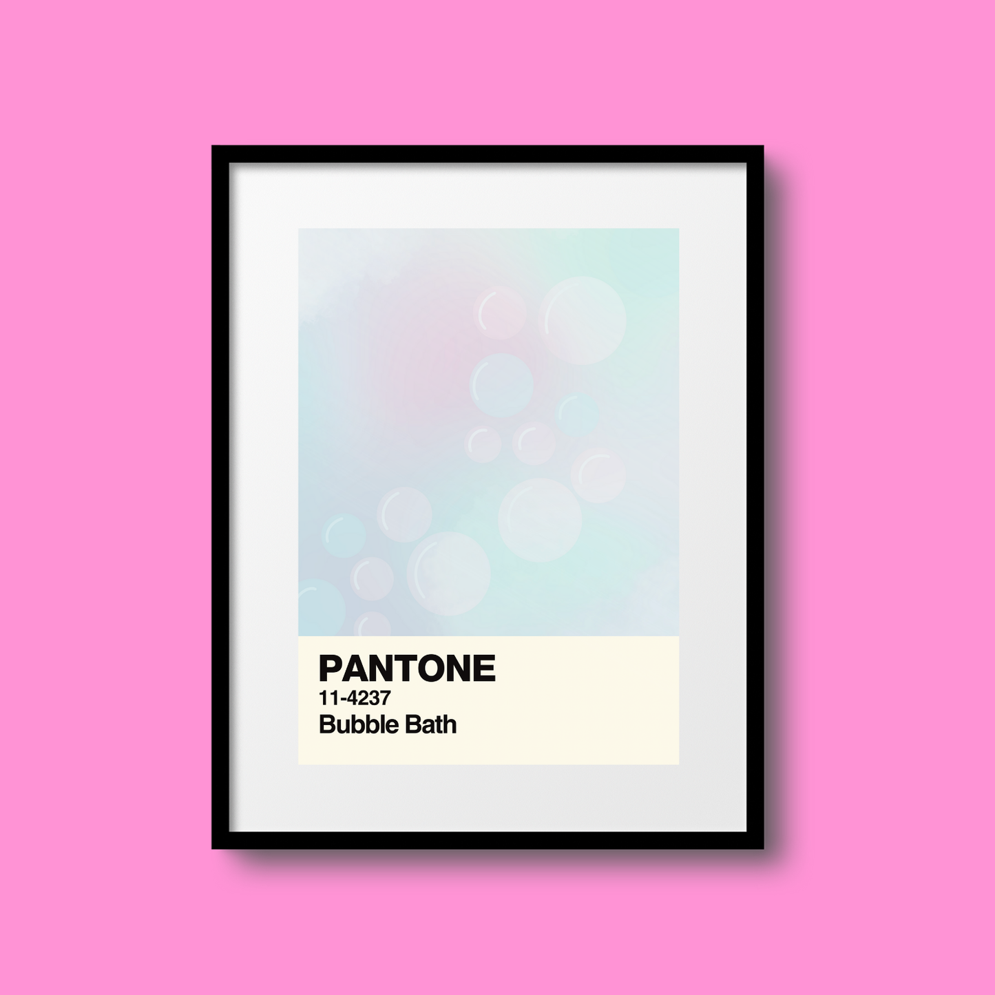 Bubble Bath Swatch A5 Print