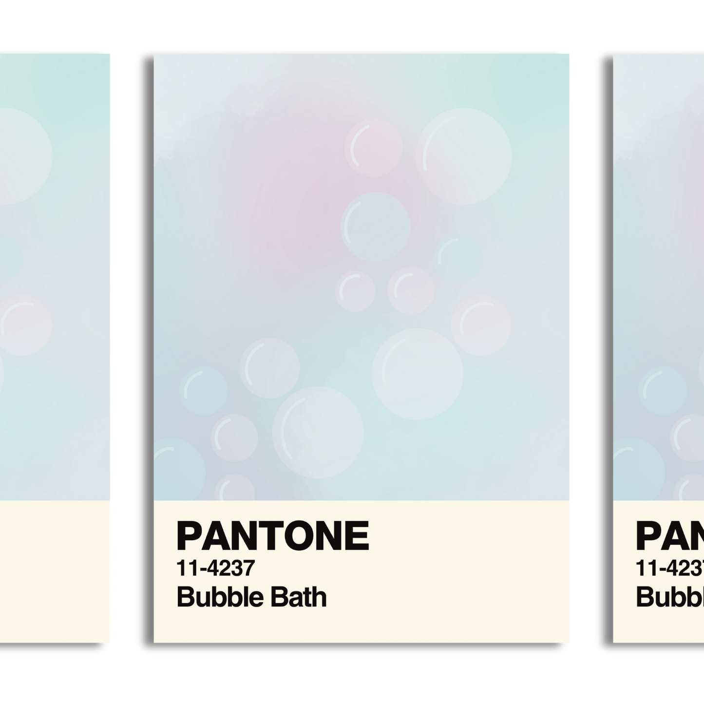 Bubble Bath Swatch A5 Print