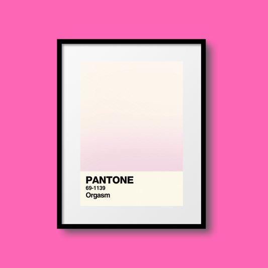 Orgasm Swatch A5 Print