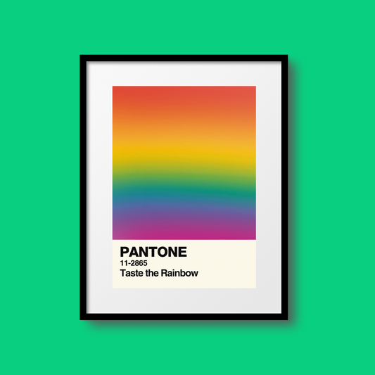 Taste the Rainbow Swatch A5 Print