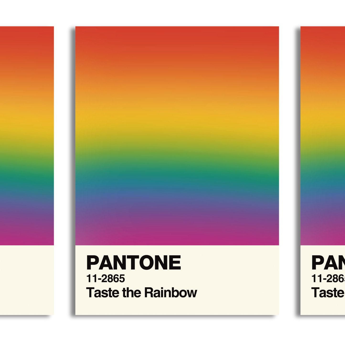 Taste the Rainbow Swatch A5 Print