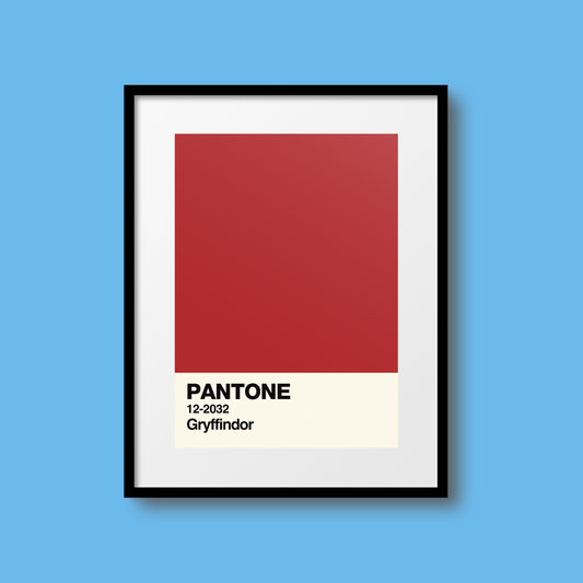 Gryffindor Swatch A5 Print