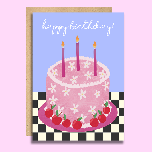 Pastel Birthday Cake