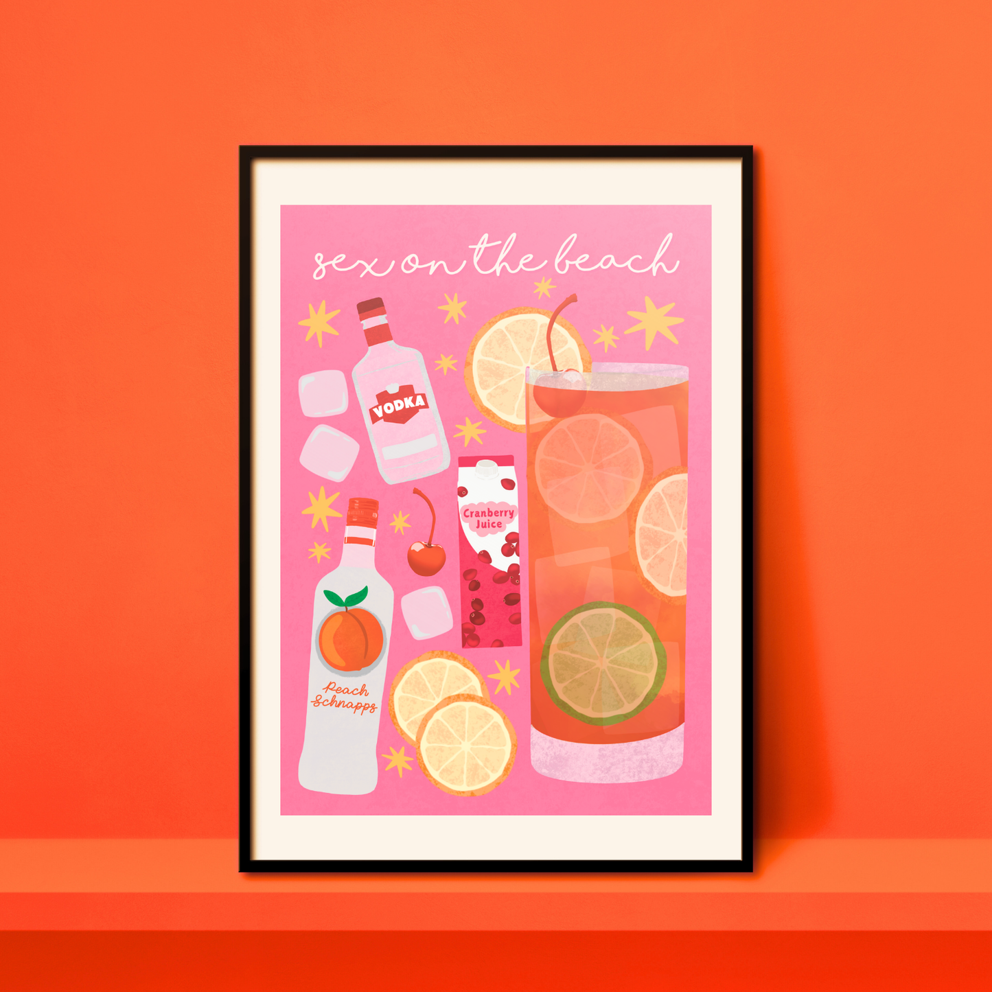 Sex On the Beach A4 Print