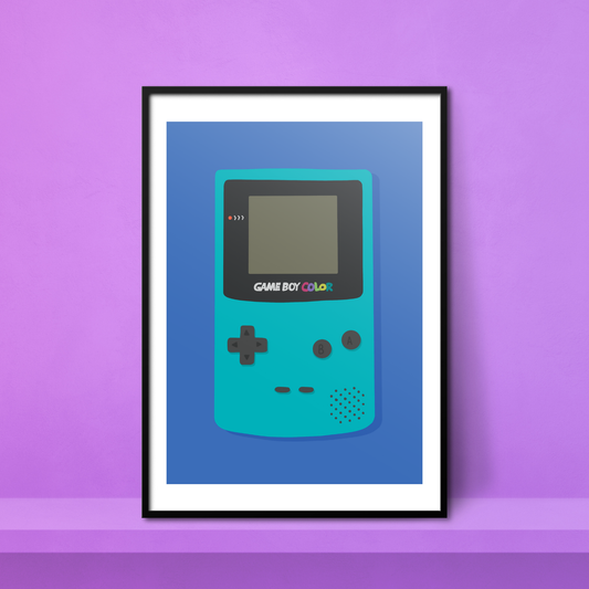 Blue Nostalgia A4 Print