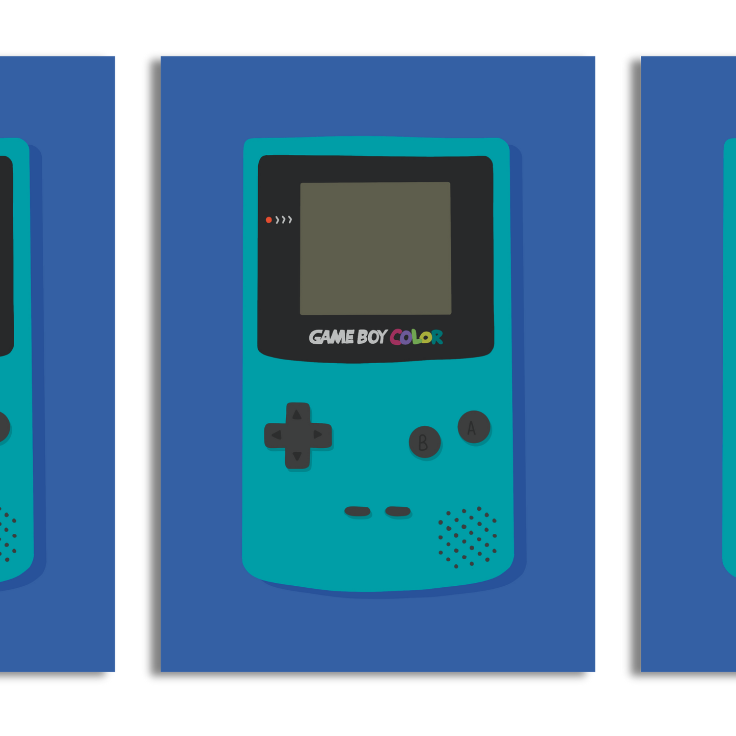 Blue Nostalgia A4 Print