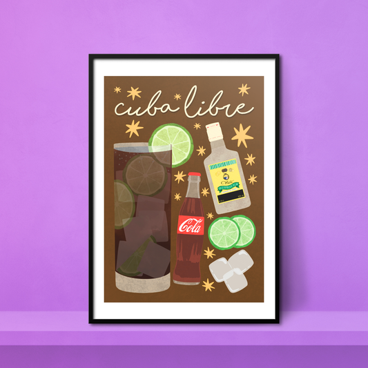 Cuba Libre A4 Print