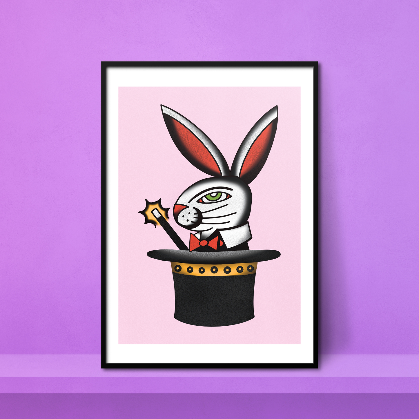 Magic Bunny A4 Print