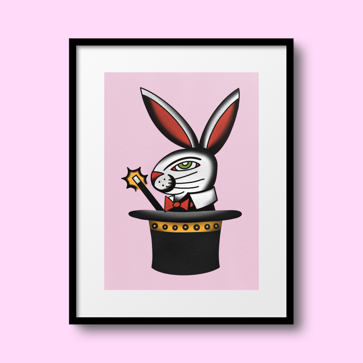 Magic Bunny A4 Print