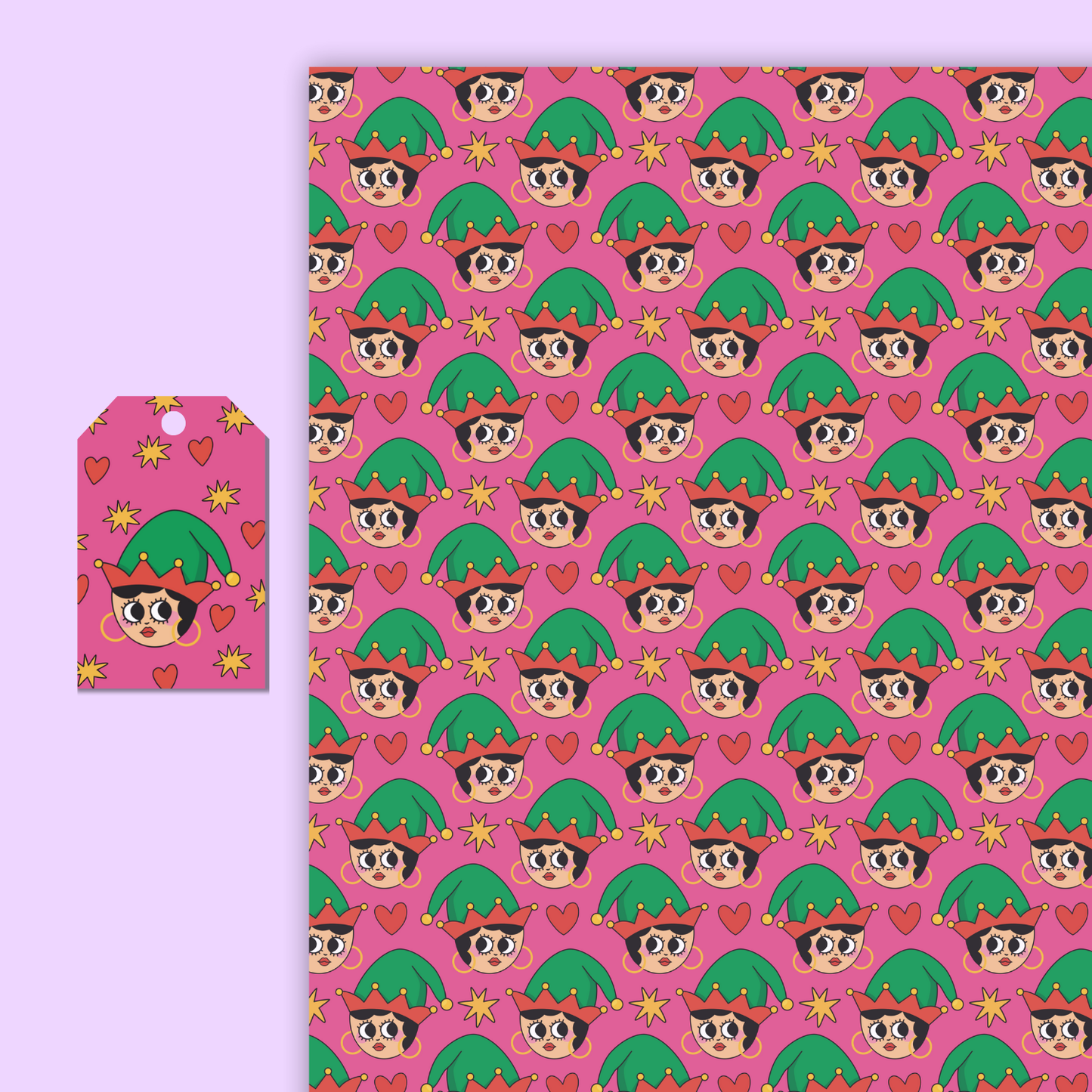 Santa's Little Helper Gift Wrap